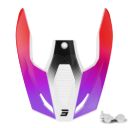 Daszek kasku SHOT FURIOUS ZEBRA PINK GLOSSY