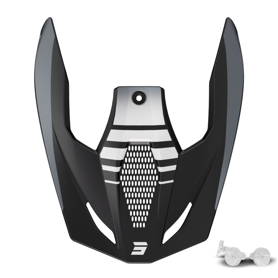 Daszek kasku SHOT FURIOUS STADIUM BLACK MATT