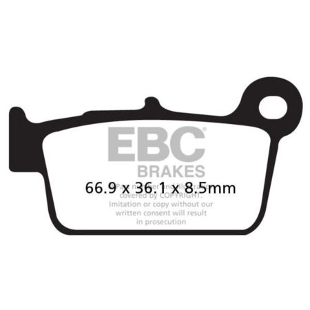 Klocki hamulcowe EBC SINT R BETA RR125 RR200