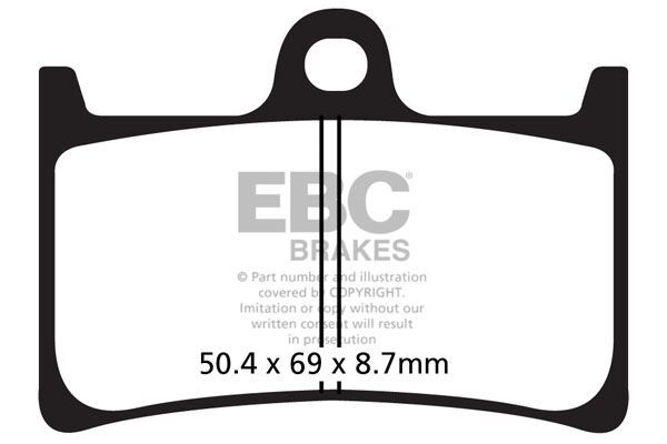 Klocki hamulcowe EBC SFA YAMAHA XP500 XP530