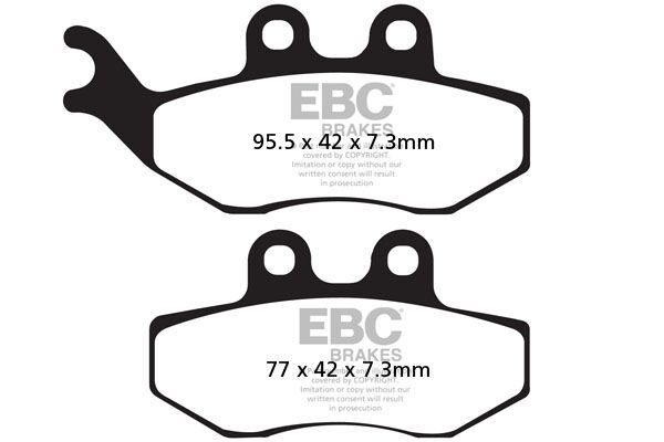 Klocki hamulcowe EBC SFA HH BENELLI VELVET