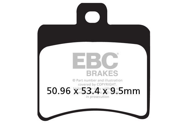 Klocki hamulcowe EBC SFA HH APRILIA ATLANTIC