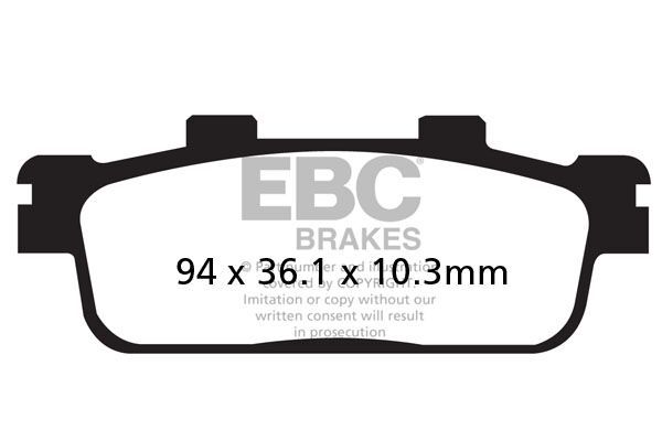 Klocki hamulcowe EBC SFA HH SYM GTS250