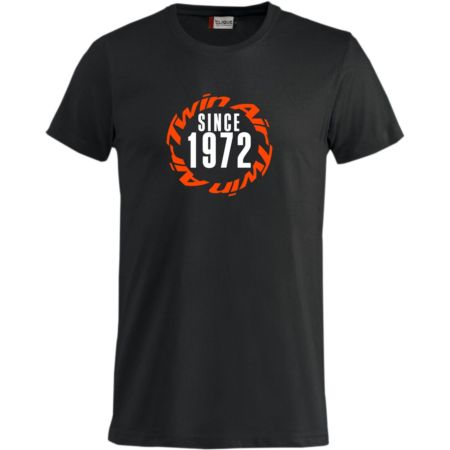 T-shirt męski TWIN AIR czarny M