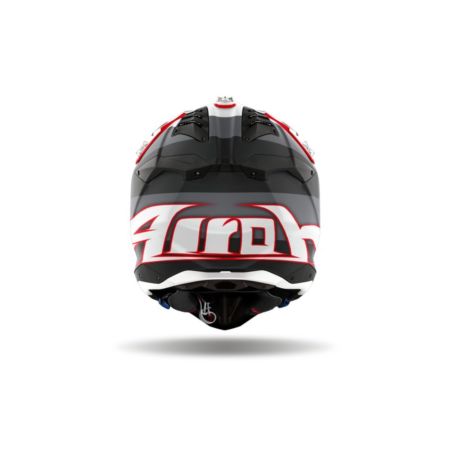 Kask AIROH AVIATOR 3 MONARCH GREY/RED MATT 2XL