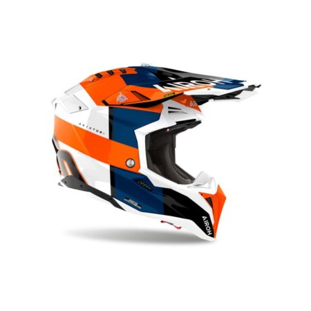 Kask AIROH AVIATOR 3 MONARCH ORANGE GLOSS 2XL