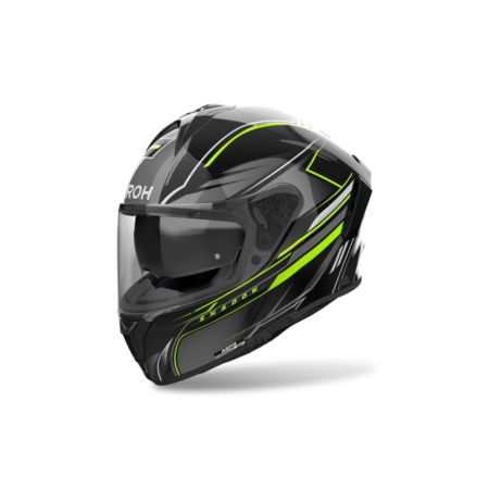 Kask AIROH SPARK 2 SHADOW YELLOW GLOSS czarny L