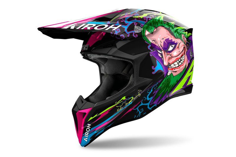 Kask AIROH WRAAAP MUSIC GLOSS czarny 2XL