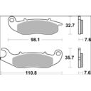 Klocki hamulcowe BREMBO DERBI MULHACEN 125