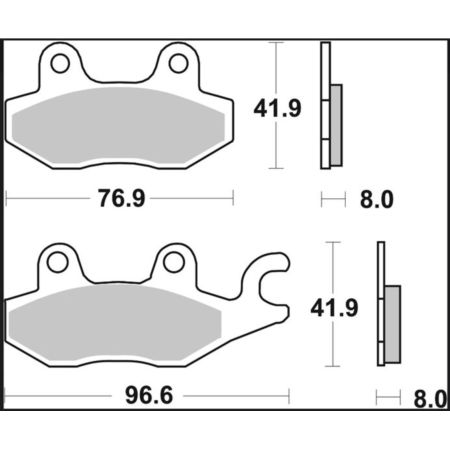 Klocki hamulcowe BREMBO HONDA CB125F
