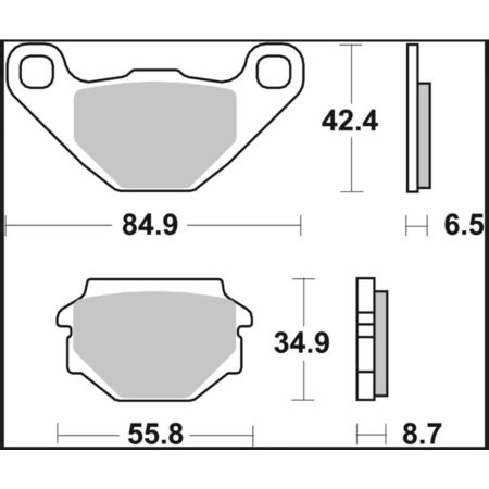 Klocki hamulcowe BREMBO APRILIA SX125