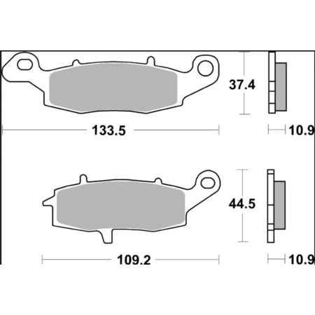 Klocki hamulcowe BREMBO KAWASAKI VN1700 CLASSIC