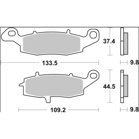 Klocki hamulcowe BREMBO SUZUKI VLR1800 C1800