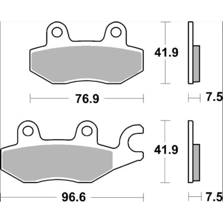 Klocki hamulcowe BREMBO KAWASAKI ELIMINATOR 500
