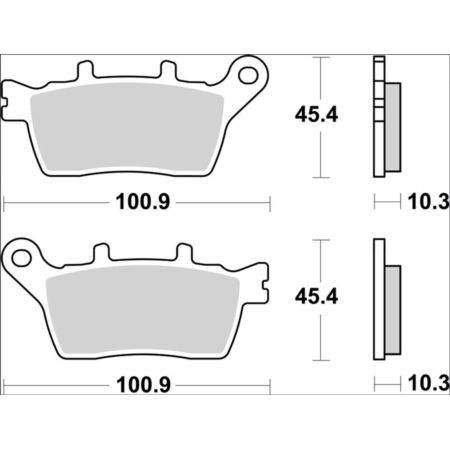 Klocki hamulcowe BREMBO SINTER SP YAMAHA MXT 850