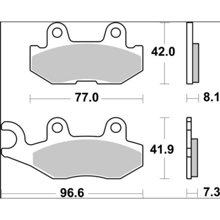 Klocki hamulcowe BREMBO SINTER SD YAMAHA YXC 700