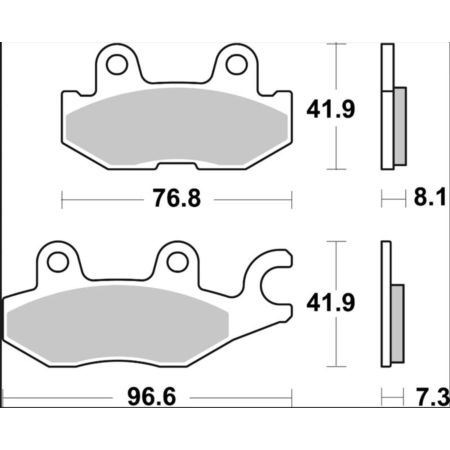 Klocki hamulcowe BREMBO SINTER SD YAMAHA YXC 700