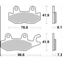 Klocki hamulcowe BREMBO SINTER SD YAMAHA YXC 700
