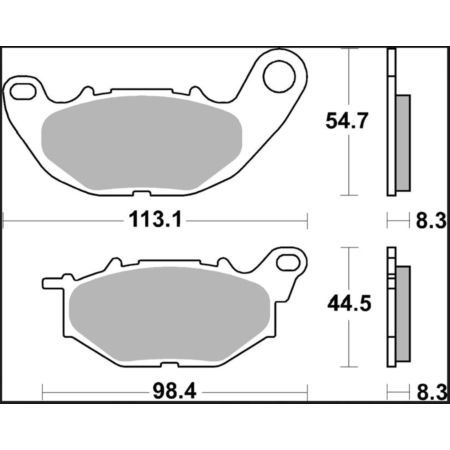 Klocki hamulcowe BREMBO XTRA SR YAMAHA CZD 300 A