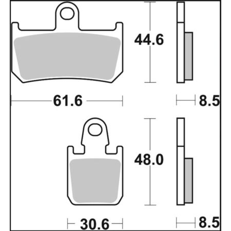 Klocki hamulcowe BREMBO XTRA SR YAMAHA MT-01 1700