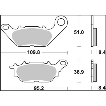 Klocki hamulcowe BREMBO CARBON YAMAHA T 135