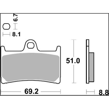 Klocki hamulcowe BREMBO CARBON YAMAHA BT 1100