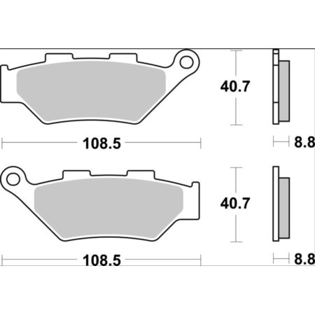 Klocki hamulcowe BREMBO SINTER SA BENELLI