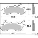 Klocki hamulcowe BREMBO CARBON HONDA CB 125 F