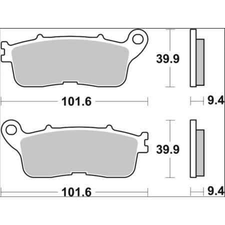 Klocki hamulcowe BREMBO SINTER SP HONDA VFR 1200 F