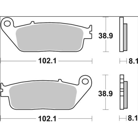 Klocki hamulcowe BREMBO SINTER LA BUELL BLAST