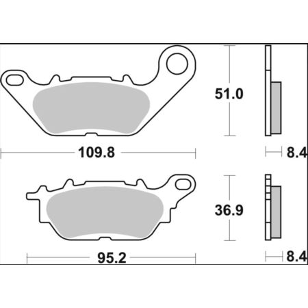Klocki hamulcowe BREMBO CARBON MBK WAAP 125