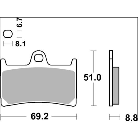 Klocki hamulcowe BREMBO CARBON YAMAHA XP 500