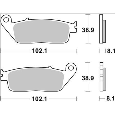 Klocki hamulcowe BREMBO CARBON BMW C 600 SPORT