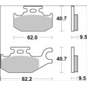 Klocki hamulcowe BREMBO CARBON BENELLI CAFFENERO