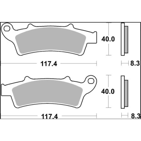 Klocki hamulcowe BREMBO CARBON APRILIA ATLANTIC