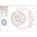 Tarcza hamulcowa BREMBO ORO KYMCO BET & WIN 150