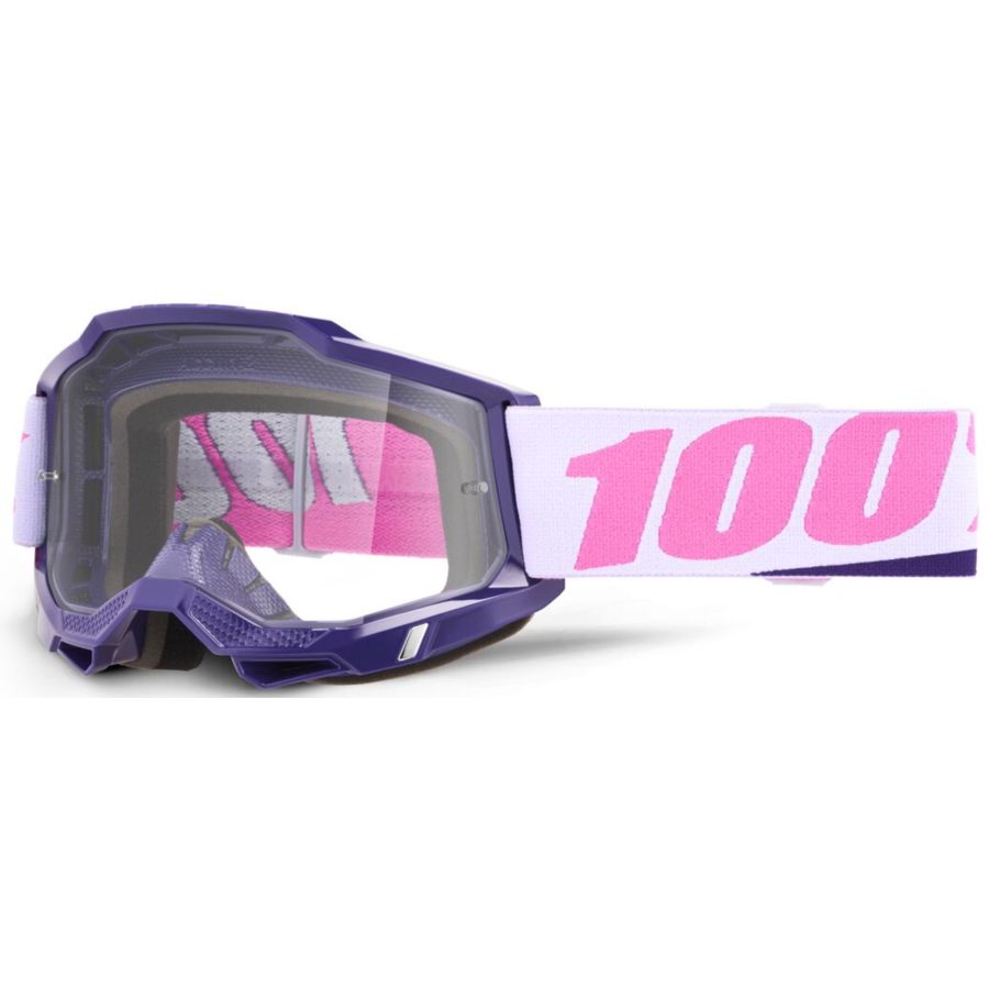 Gogle 100% ACCURI 2 YUMIKO PURPLE MIRROR CLEAR