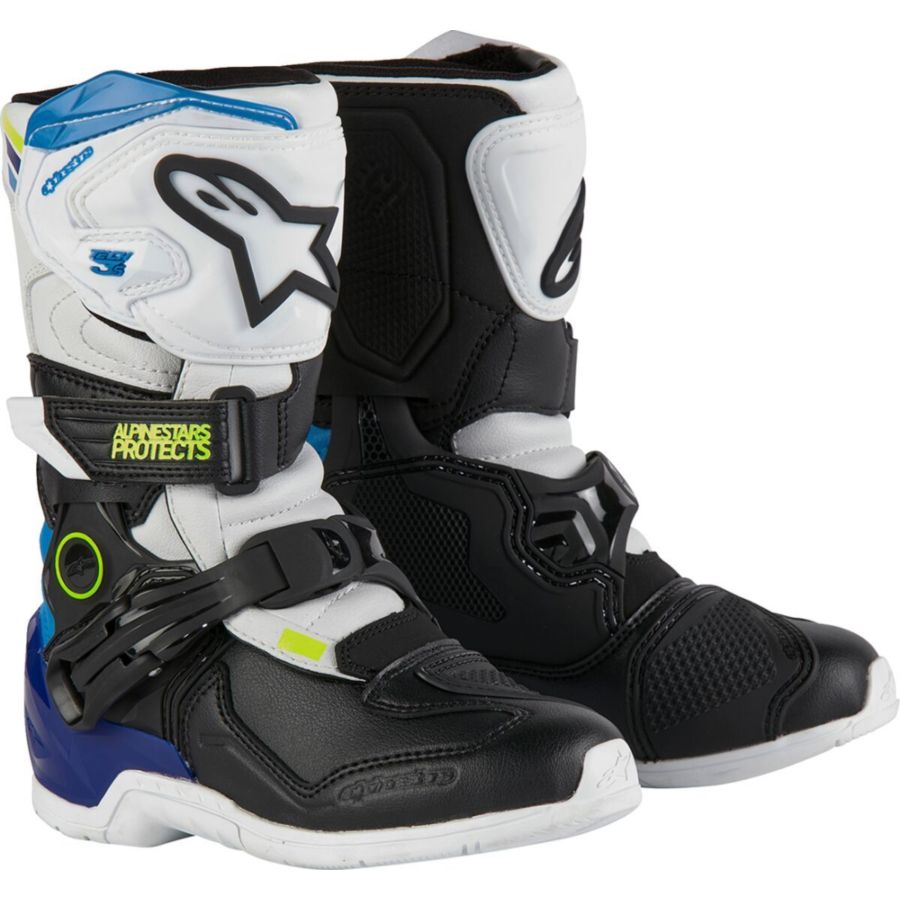 Buty ALPINESTARS t3s kids wt/bk/r 1