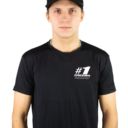 Koszulka ONEGRIPPER black kids 158-164 cm