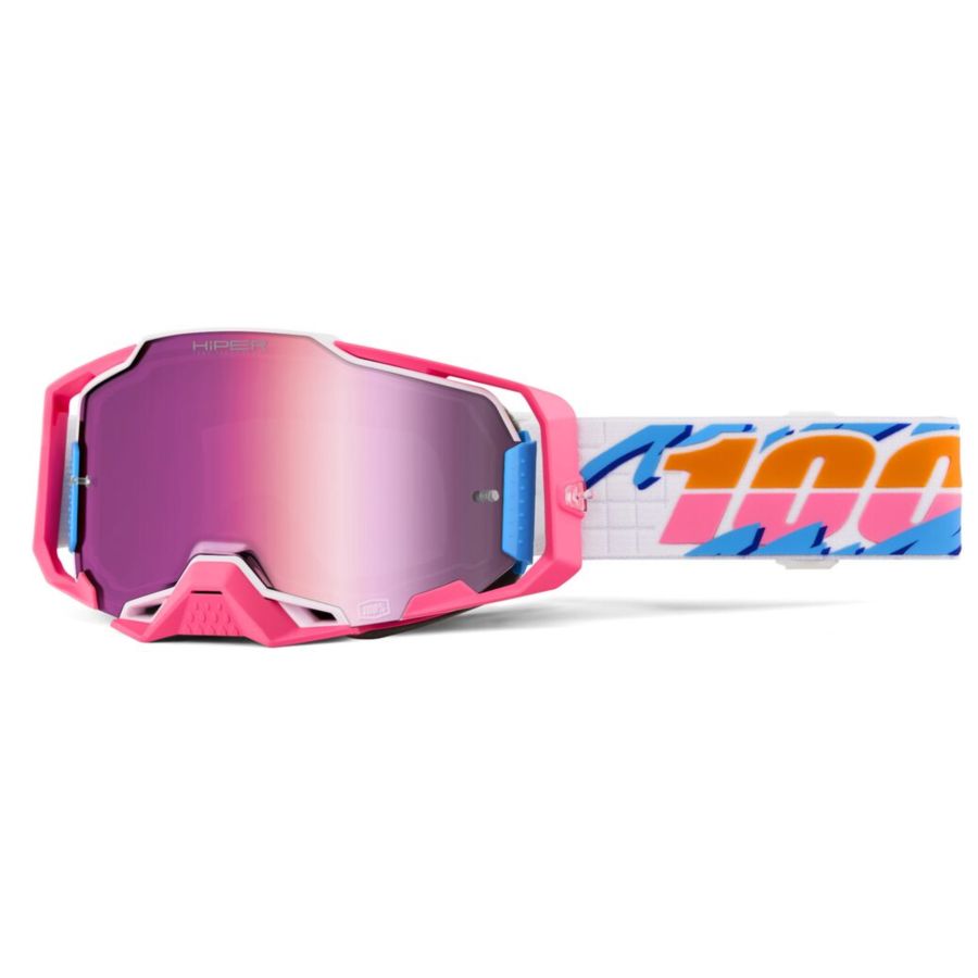 Gogle 100% ARMEGA LEFREAK PINK MIRROR PINK