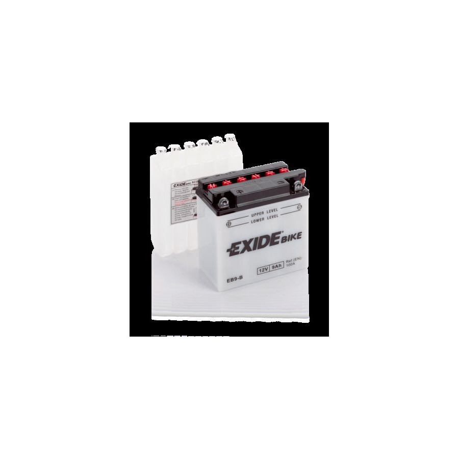 Akumulator EXIDE yb9-b z elektrolitem
