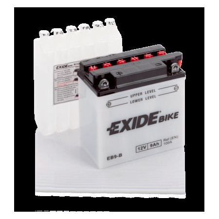 Akumulator EXIDE yb9-b z elektrolitem