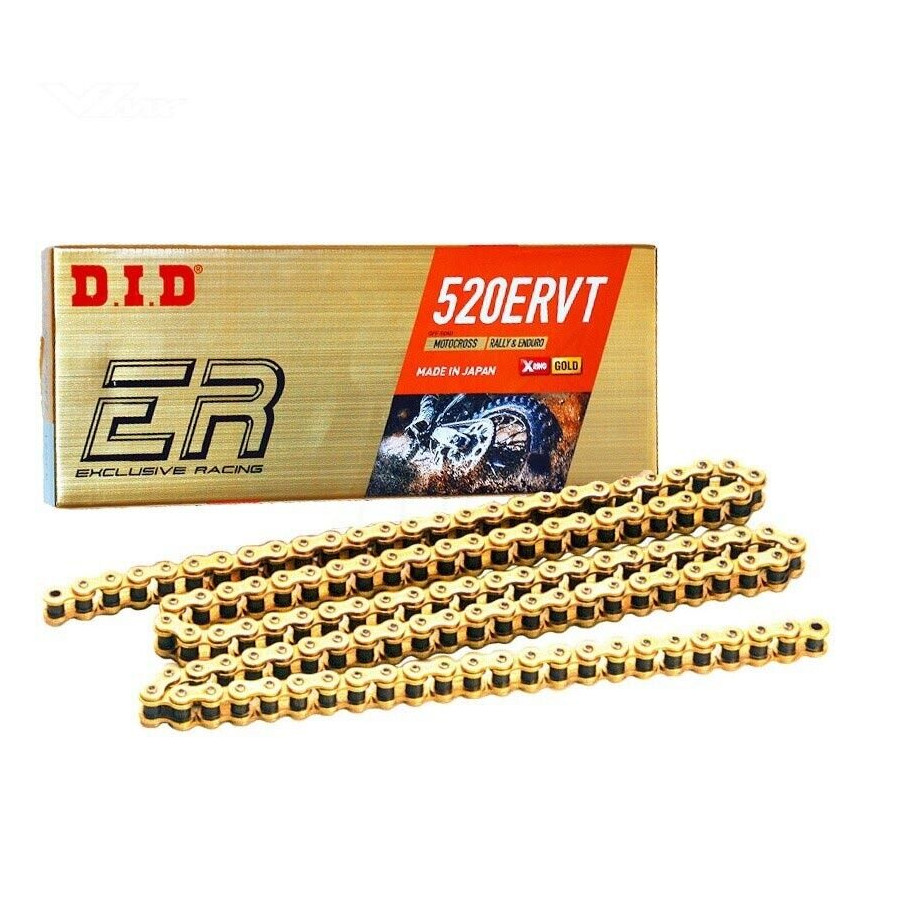 Łańcuch DID 520 ERVT 116 x-ring złoty zapinka