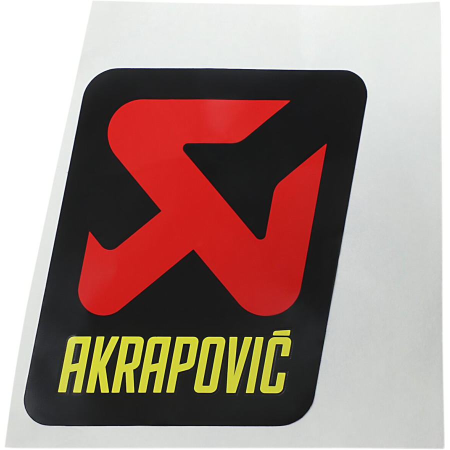 Naklejka AKRAPOVIC 85 X 65 MM