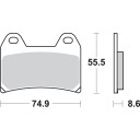 Klocki hamulcowe SBS STREET FANTIC XE 125