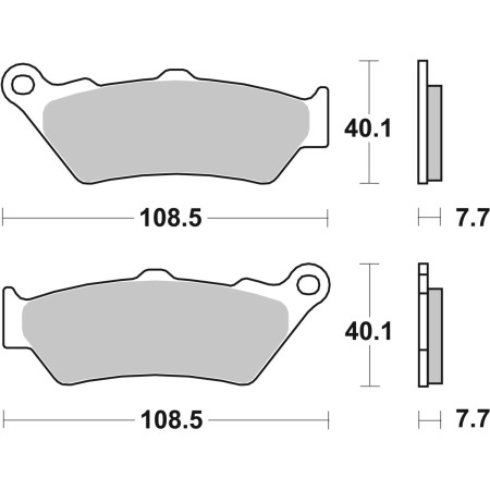 Klocki hamulcowe SBS SCOOTER BENELLI ADIVA 125