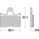 Klocki hamulcowe SBS STREET SYM ATTILA 125