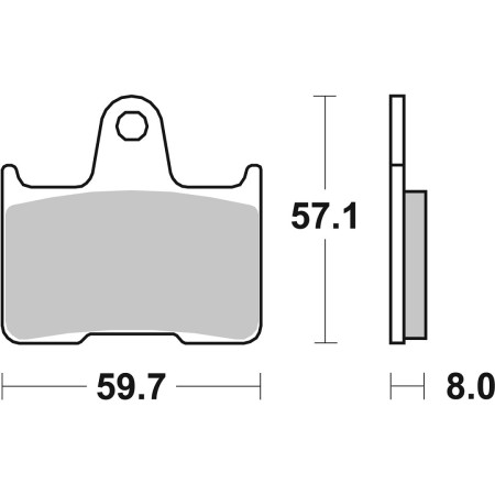 Klocki hamulcowe SBS AMERICAN V-TWIN YAMAHA EJE