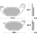 Klocki hamulcowe SBS RACING