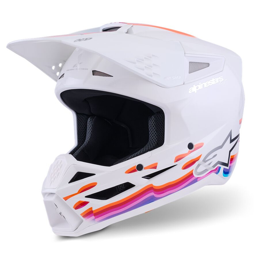 Kask ALPINESTARS SUPERTECH M3 FORCE white gloss XS